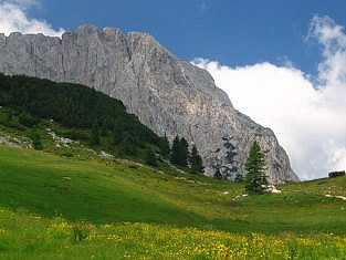 Trogkofel from Rudnig Alm