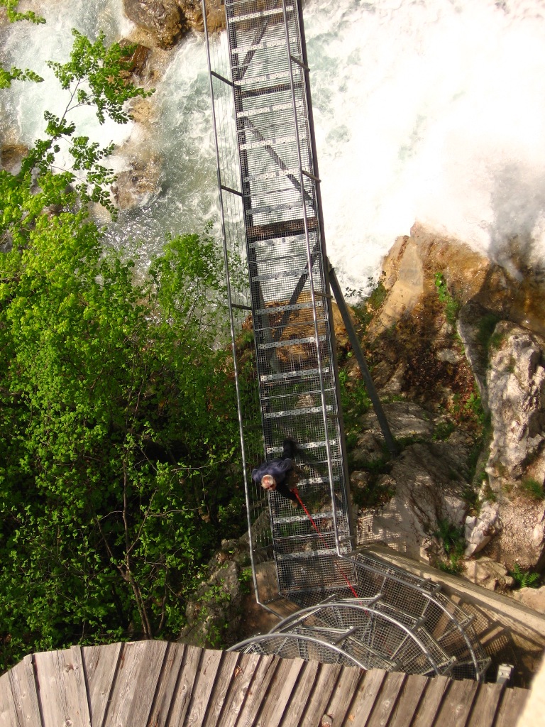 Tscheppaschlucht is a picturesque gorge in Austria below Loibl pass - Austria