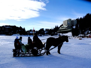 Winter time in Turracher hohe Lake - Austria