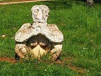 Stone figure Umag resort