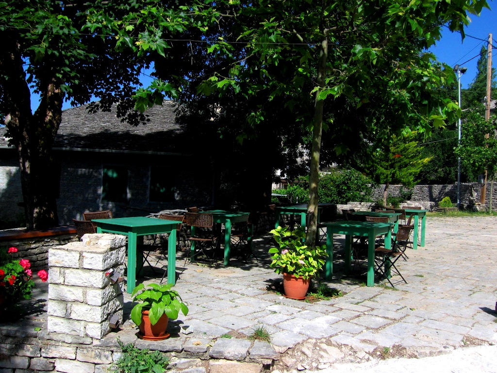 All buildings of Zagoria villages are built in the zagorian architectural style and have an impressive view of the surrounding environment - Greece 