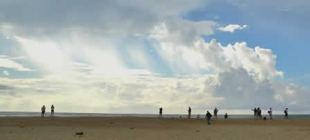 On the coast of Yala national Park indian ocean