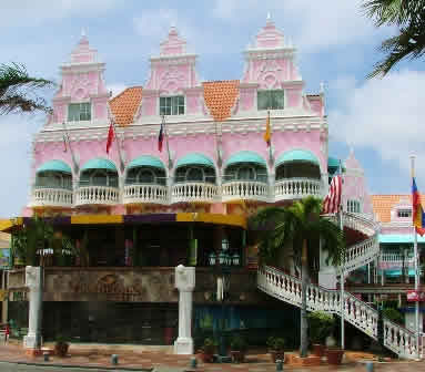 Picturesque houses of Oranjstad - Aruba