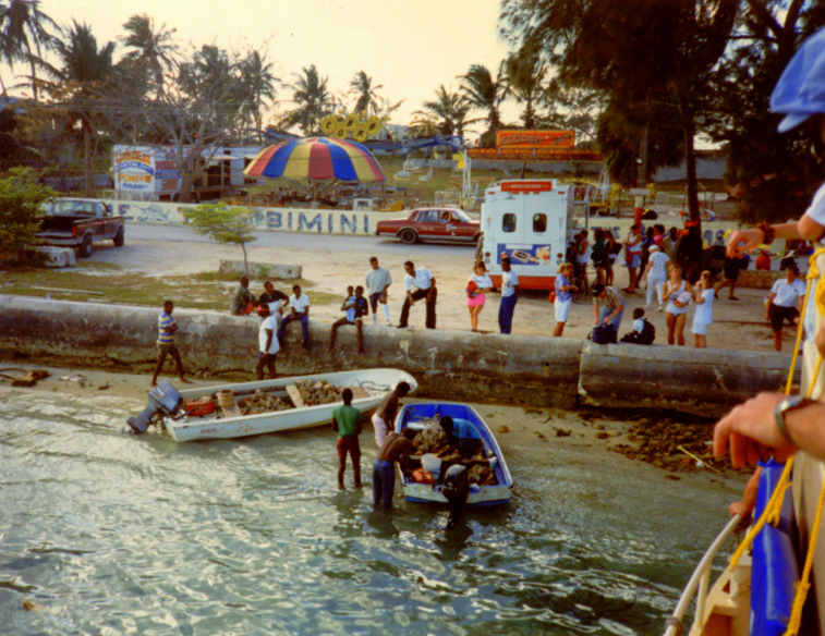 Bahamas culture - main street of Bimini