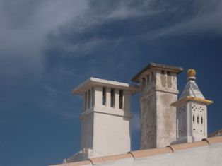 Roofs and chimneys in  Portugal