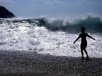 Porto - town beach Corsica