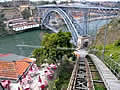 Gustave Eiffel (designer of tower in Paris) designed also Luis I. bridge in Porto