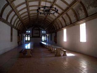 Dinning room in the Convent of the Order of Christ Tomar - Portugal