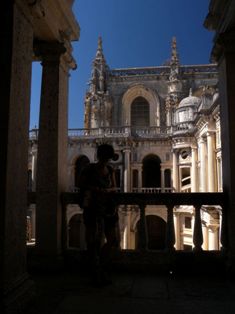 Visit of Order of Christ in Tomar, Portugal monastic fortress