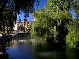 the Nabo river in Tomar -  Portugal