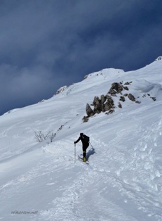 Ascent to mt Visevnik in winter, Pokljuka